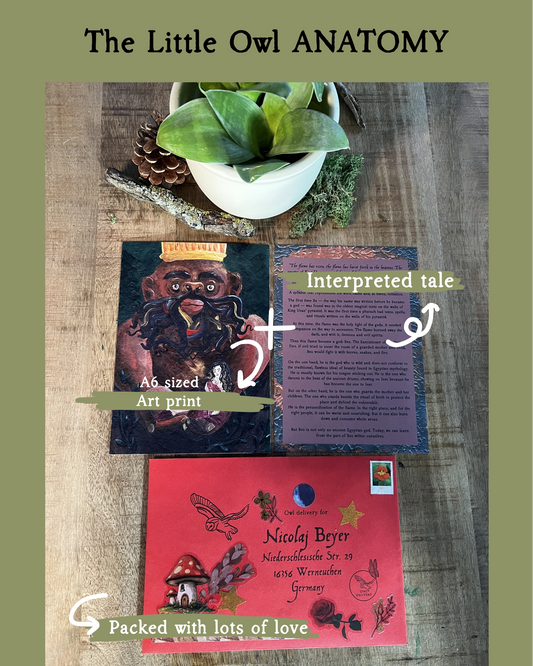 The Little Owl - your monthly magical art letter
