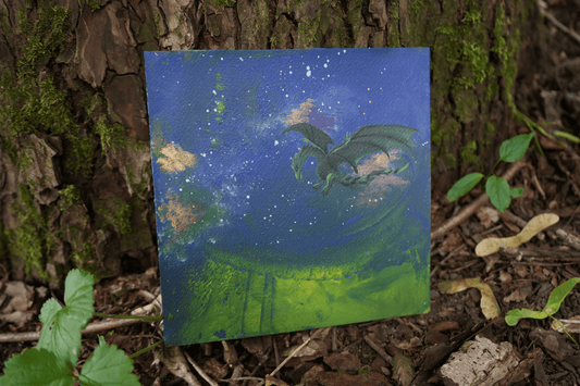 Dragon - Original Painting - Artmeanspeace