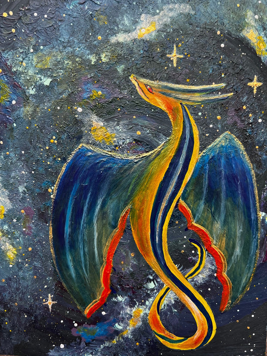 Past Edition: Dragon - Owl Delivery - your monthly magical art letter - Artmeanspeace
