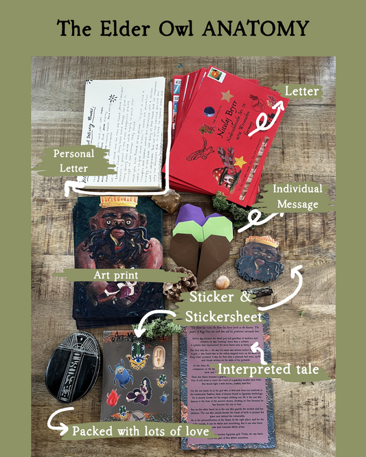 Past Edition: Dwarf - Owl Delivery - your monthly magical art letter
