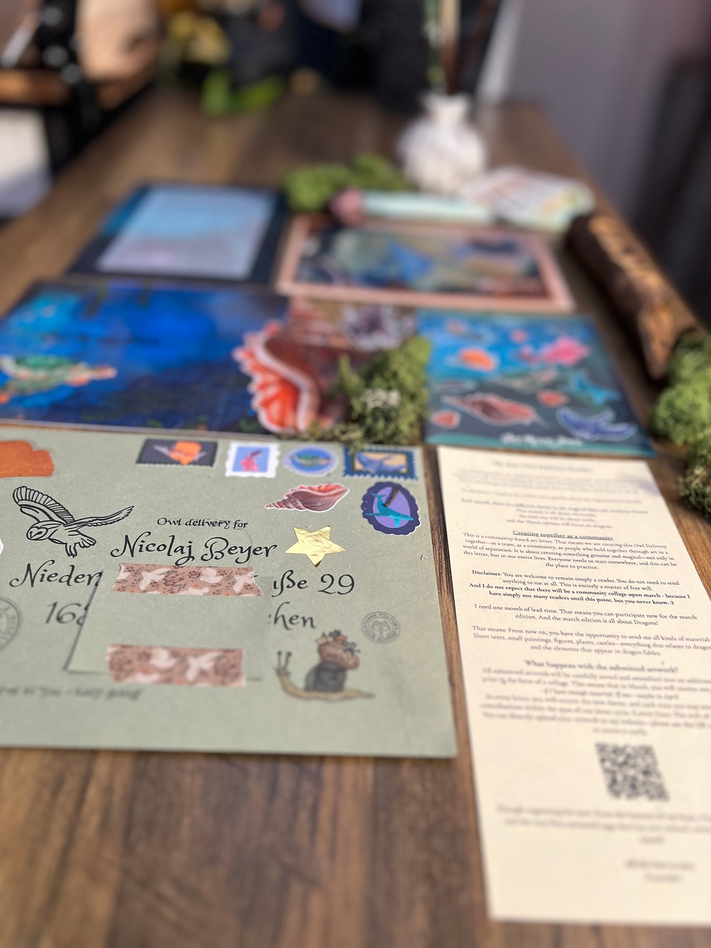 Owl Delivery - your monthly magical art letter