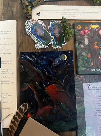 The Wild Owl - build your magical art letter