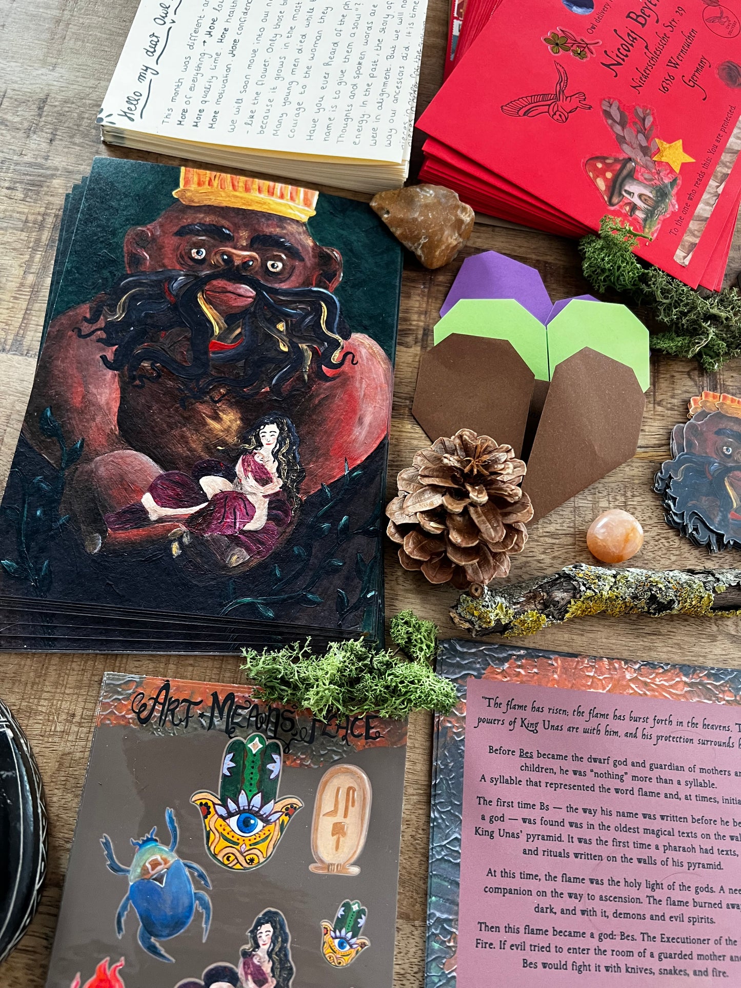 Past Edition: Dwarf - Owl Delivery - your monthly magical art letter