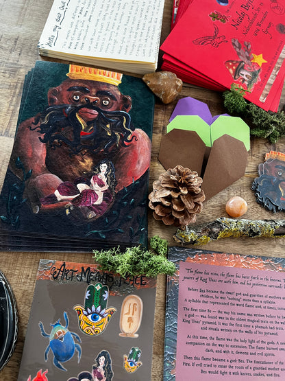 The Wild Owl - build your magical art letter