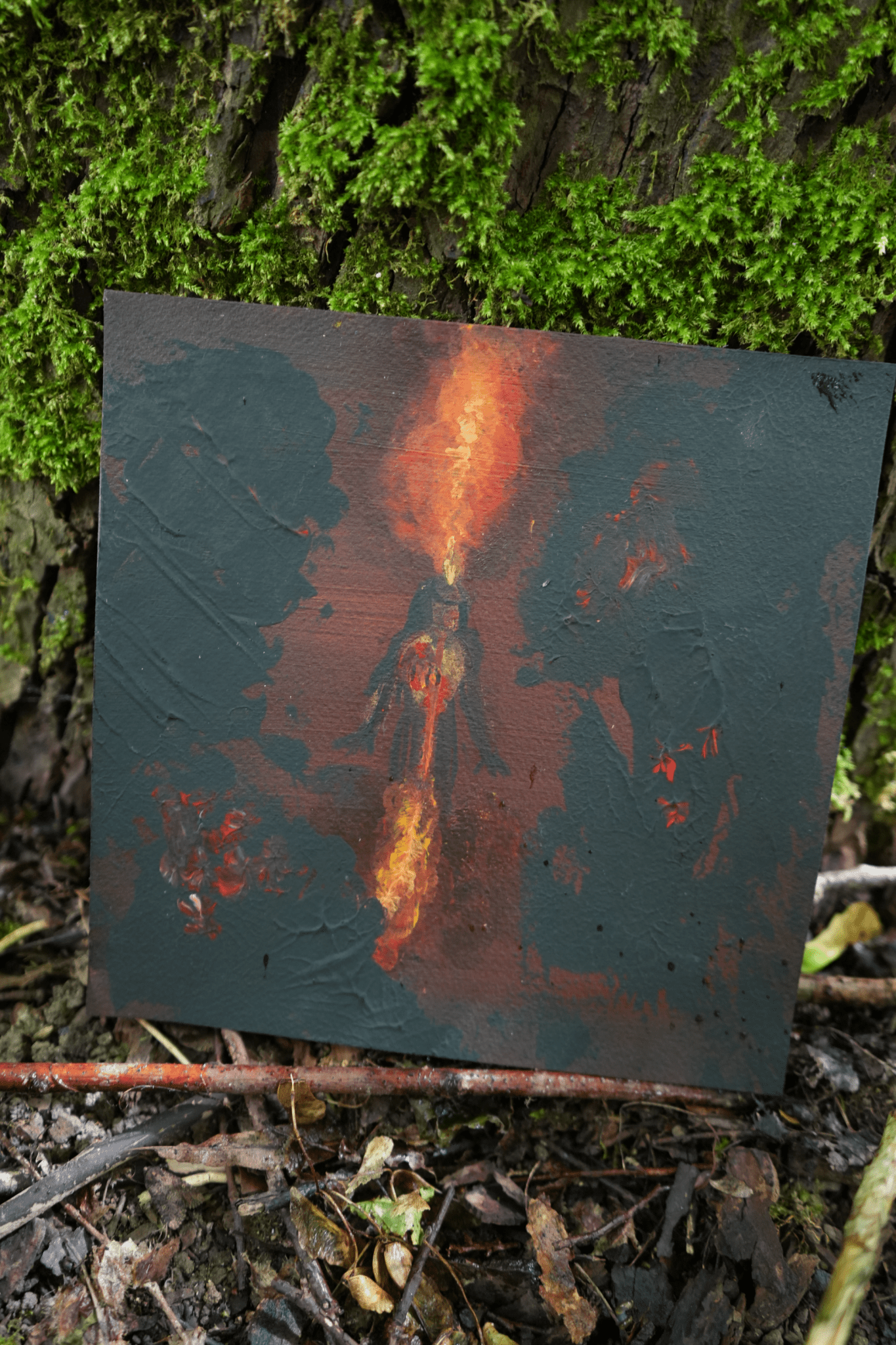 Anger - Original Painting - Artmeanspeace