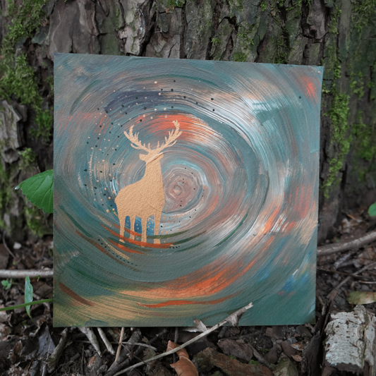 Clockwise Spiral- Original Painting - Artmeanspeace