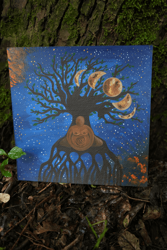Devine Feminine - Original Painting - Artmeanspeace