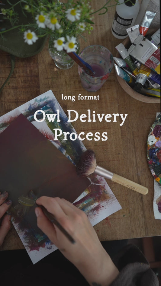 The Little Owl - your monthly magical art letter