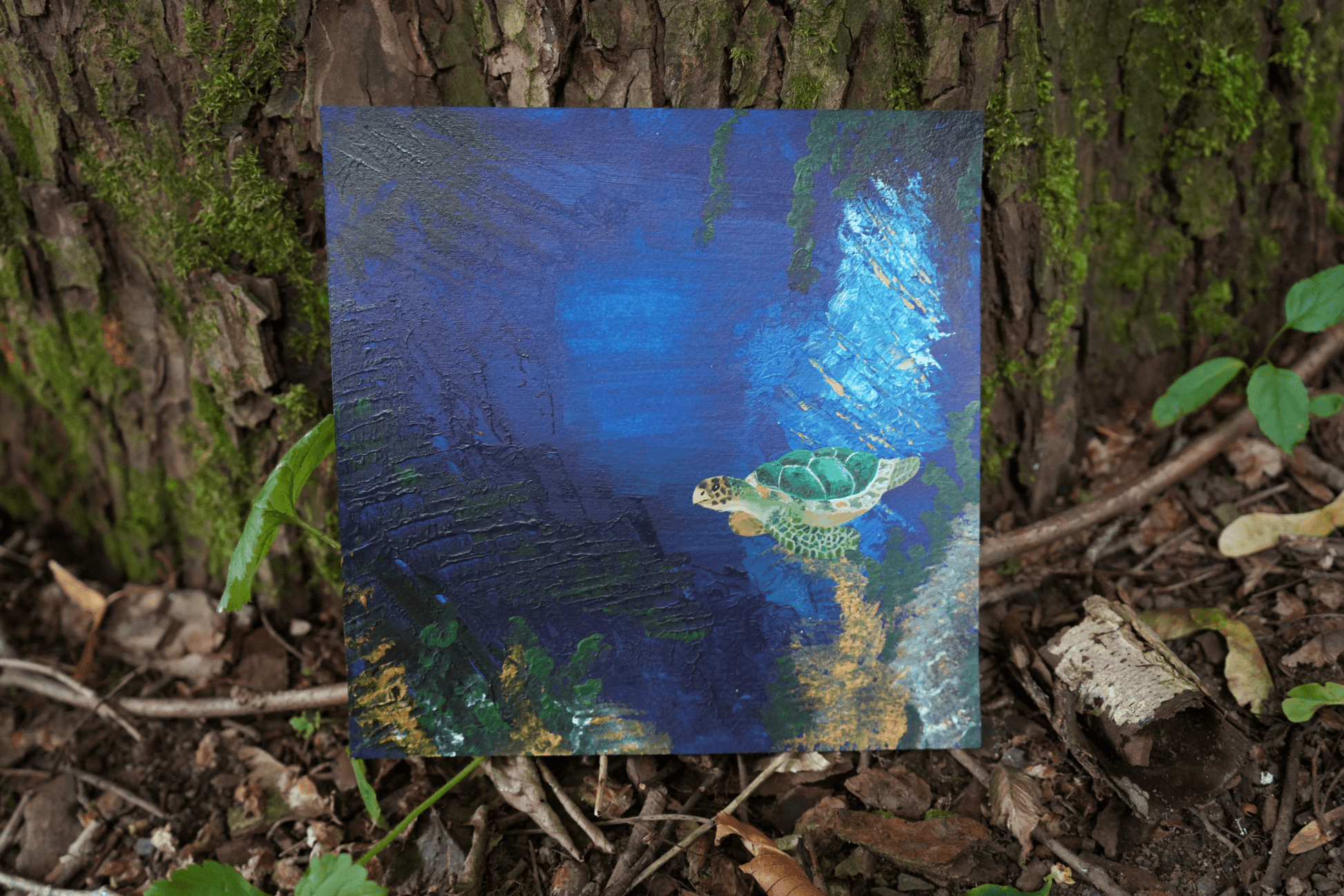 Water - Original Painting - Artmeanspeace