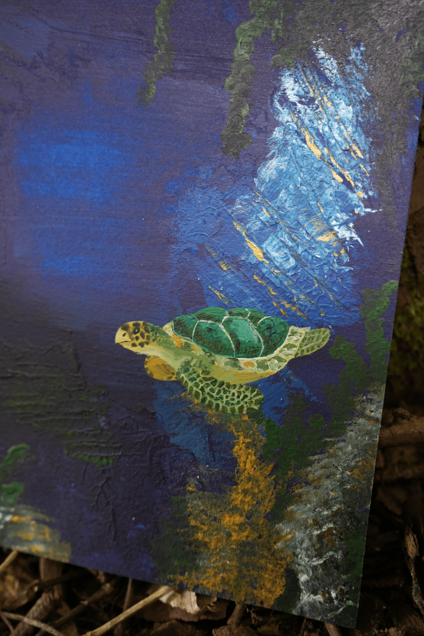 Water - Original Painting - Artmeanspeace