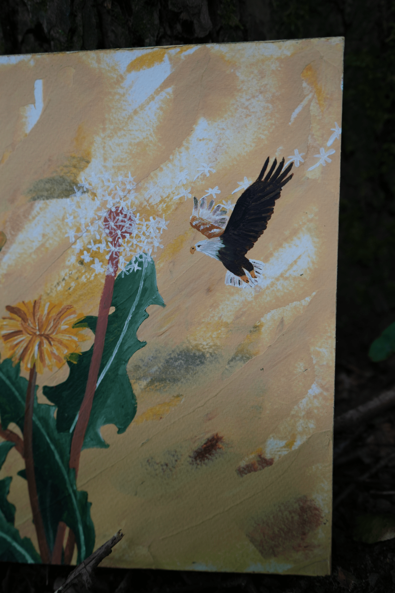 Wind - Original Painting - Artmeanspeace